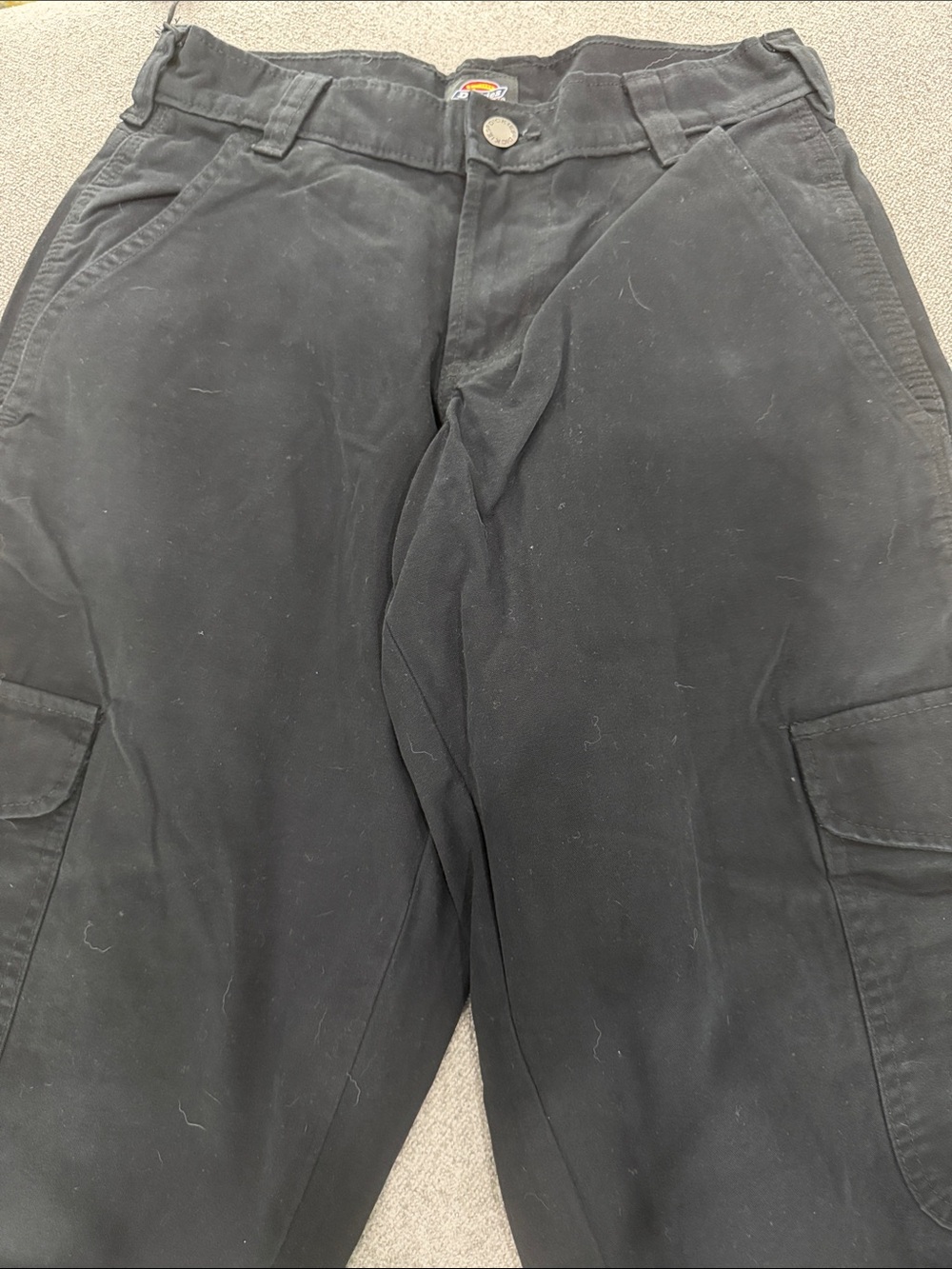 Dickies Women’s Black Cargo Pants — Straight Leg Utility Style